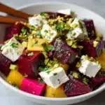 Orange Beet Salad with Feta and Pistachios Recipe