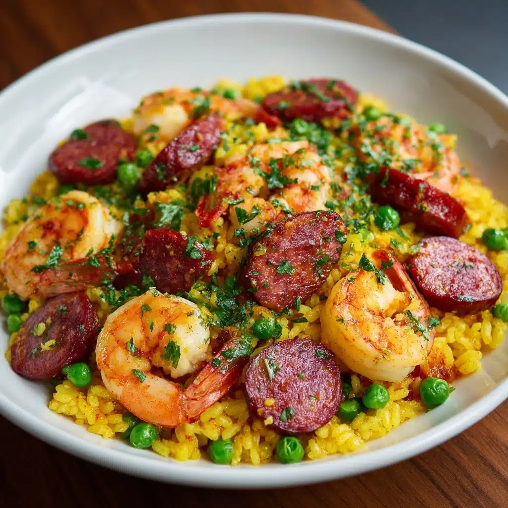 Weeknight Paella Recipe - Recipe Image