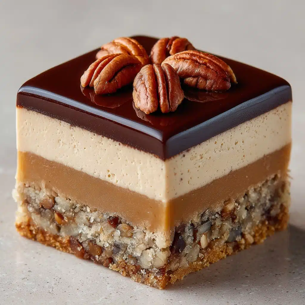 No-Bake Espresso Walnut Slice Recipe - Recipe Image