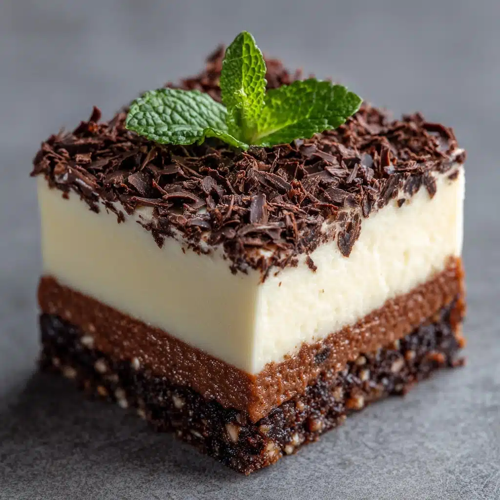 No-Bake Minted Earl Grey Slice Recipe - Recipe Image