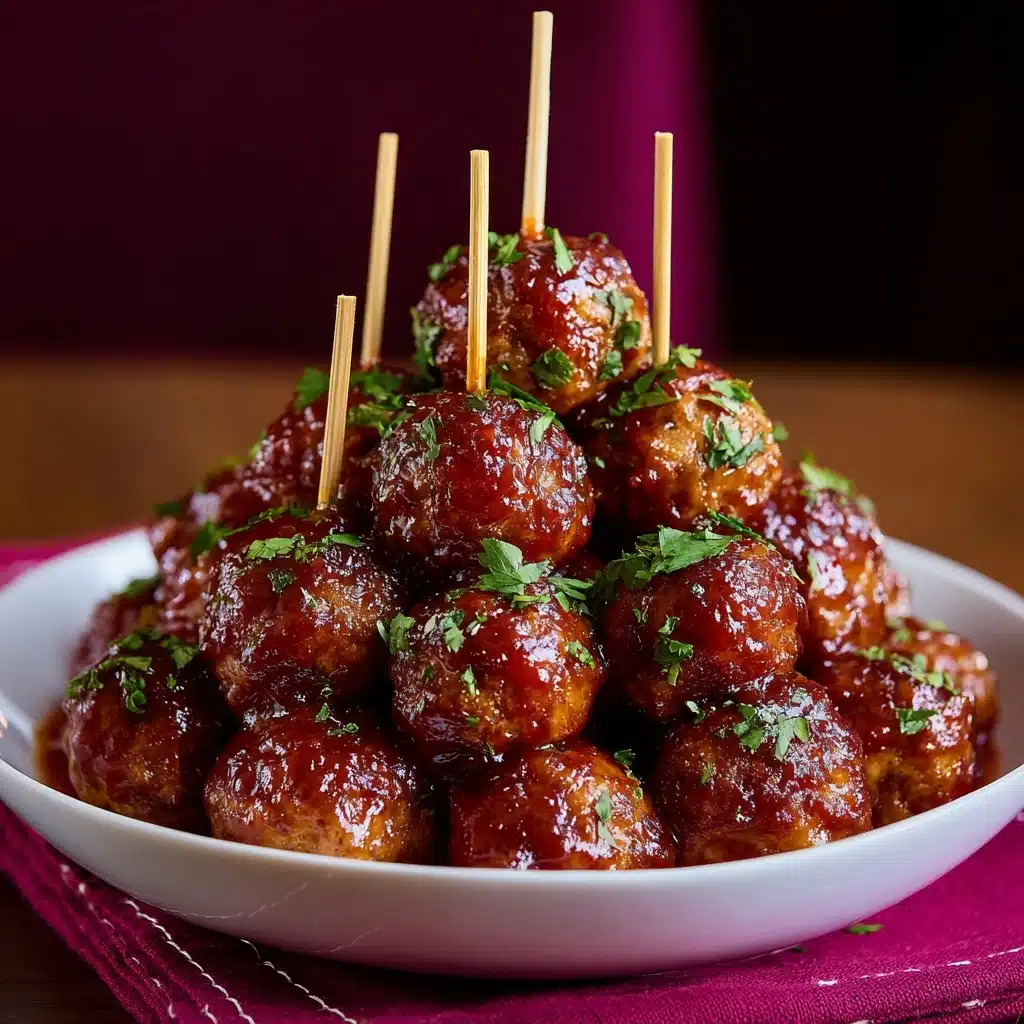 Hot Pepper Jelly Meatballs Recipe - Recipe Image
