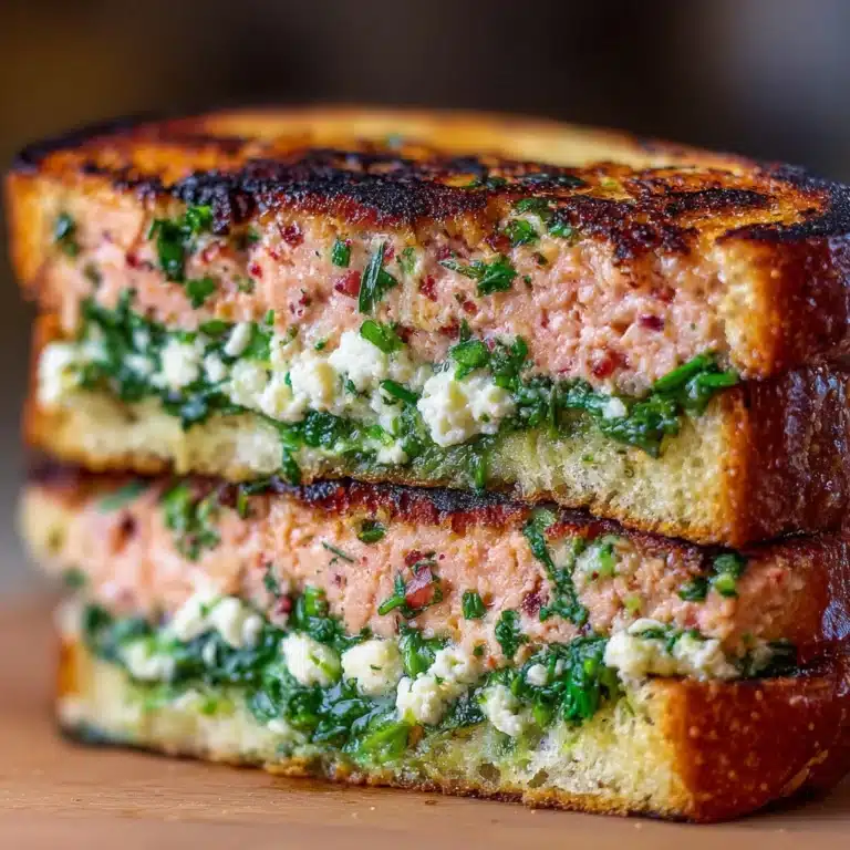Spinach Feta Salmon Burgers Recipe