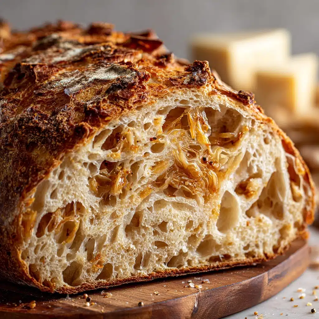 Caramelized Onion & Gouda Sourdough Recipe - Recipe Image