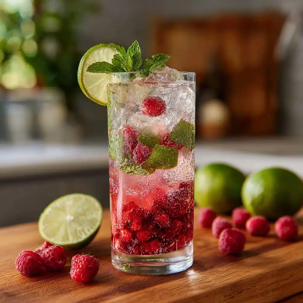 Raspberry Lime Fizz Recipe - Recipe Image