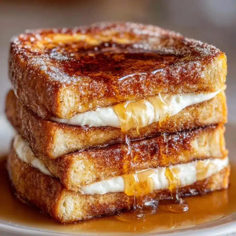 Churro Stuffed French Toast with Cinnamon Sugar Recipe