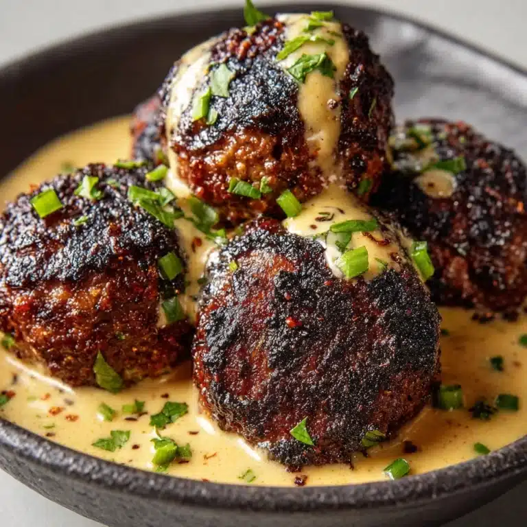 Juicy Korean-Style BBQ Meatballs with Spicy Mayo Sauce Recipe