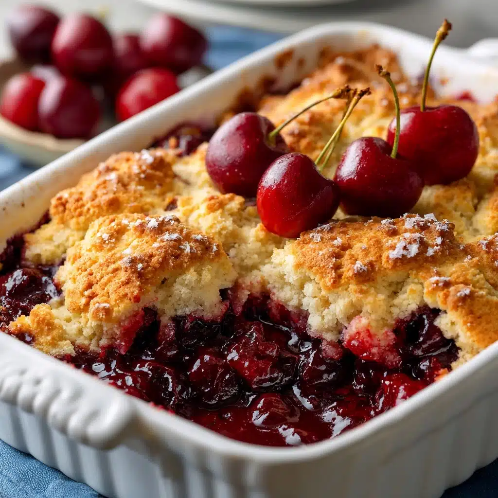 Sweet Cherry Cobbler Recipe - Recipe Image