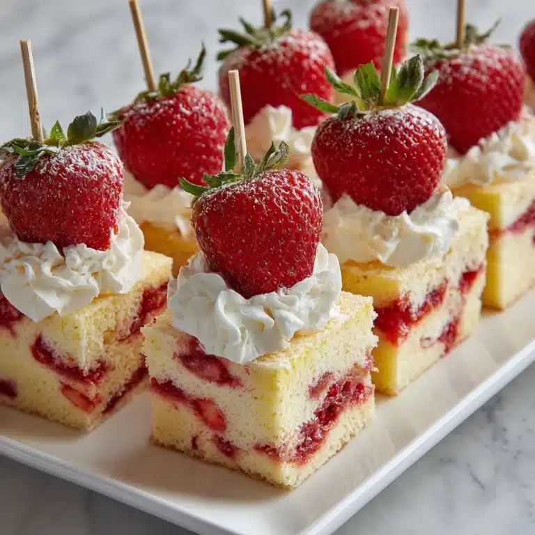 Strawberry Shortcake Kabobs Recipe
