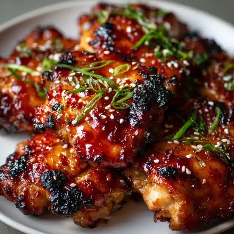 Sticky Sweet Chili Chicken Thighs Recipe