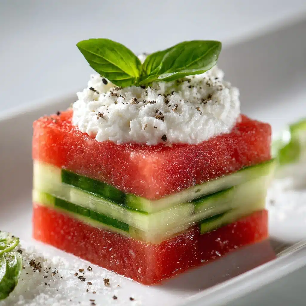 Summer Watermelon Goat Cheese Recipe - Recipe Image