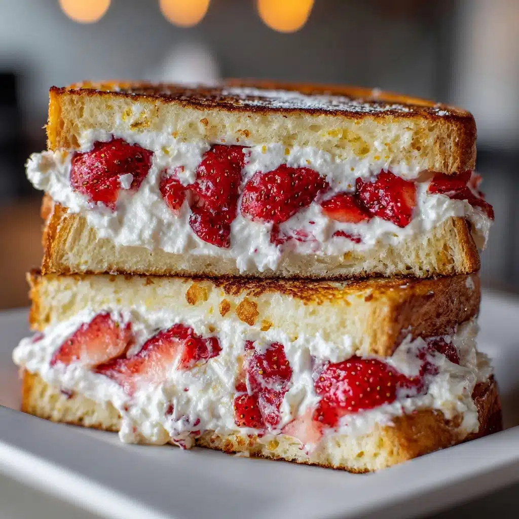 Fried Strawberry Cheesecake Sandwiches Recipe - Recipe Image
