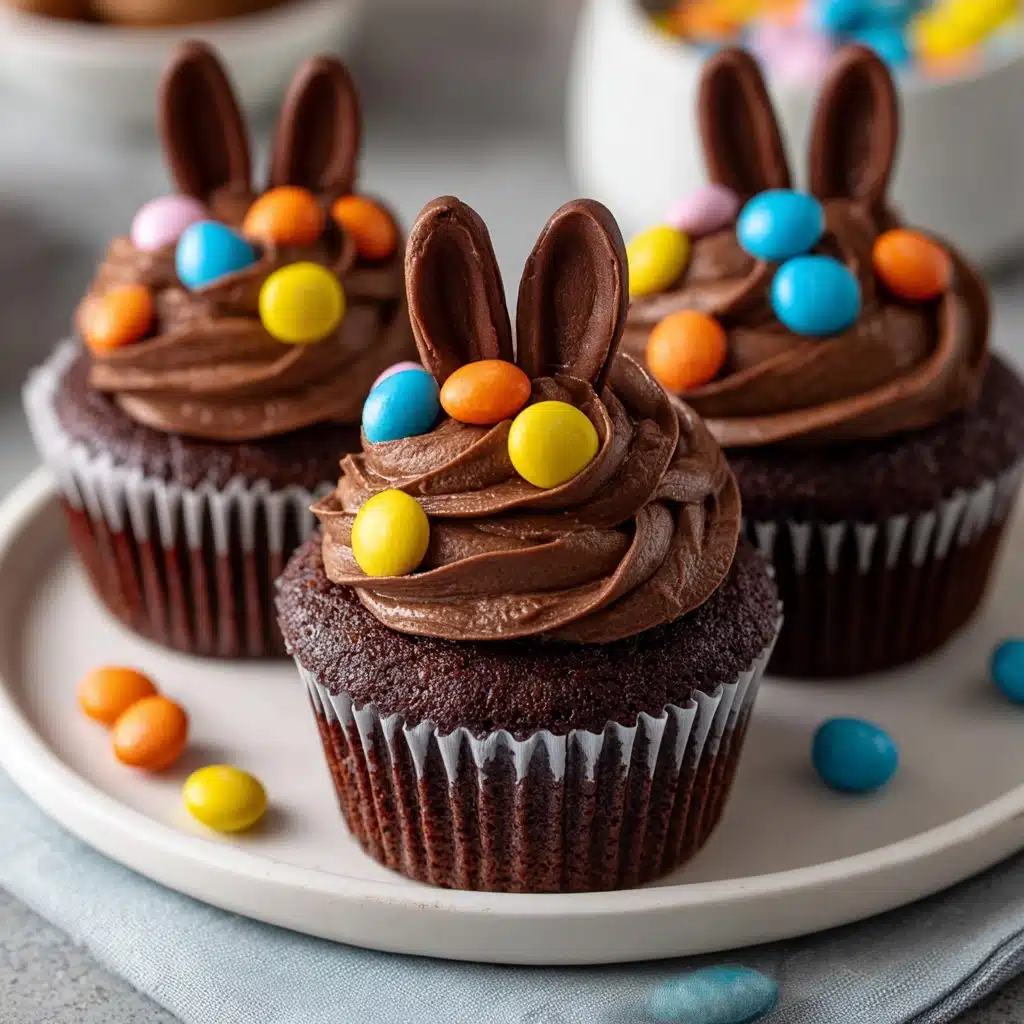 Sweet Easter Chocolate Bunny Surprise Cupcakes Recipe