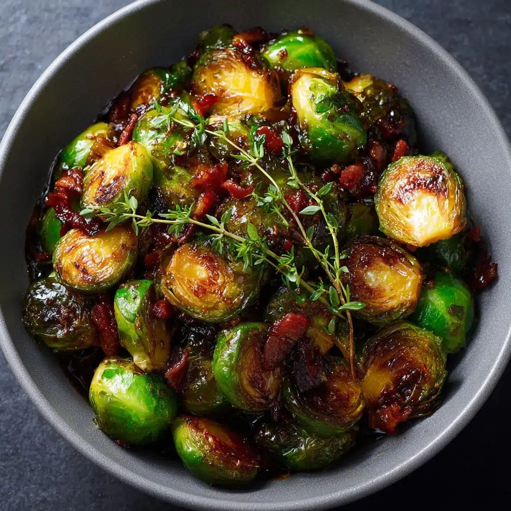 Honey Balsamic Brussels Sprouts Recipe - Recipe Image