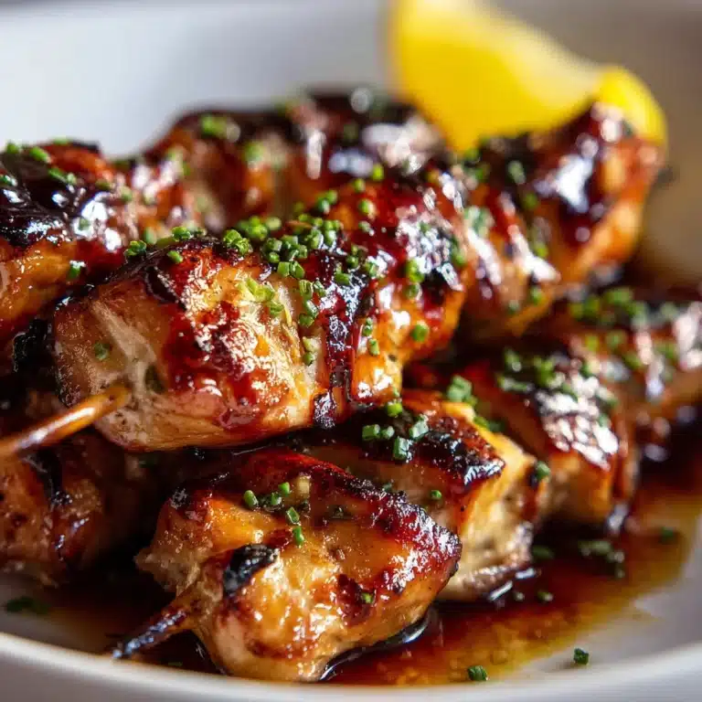 Pineapple BBQ Chicken Skewers Recipe