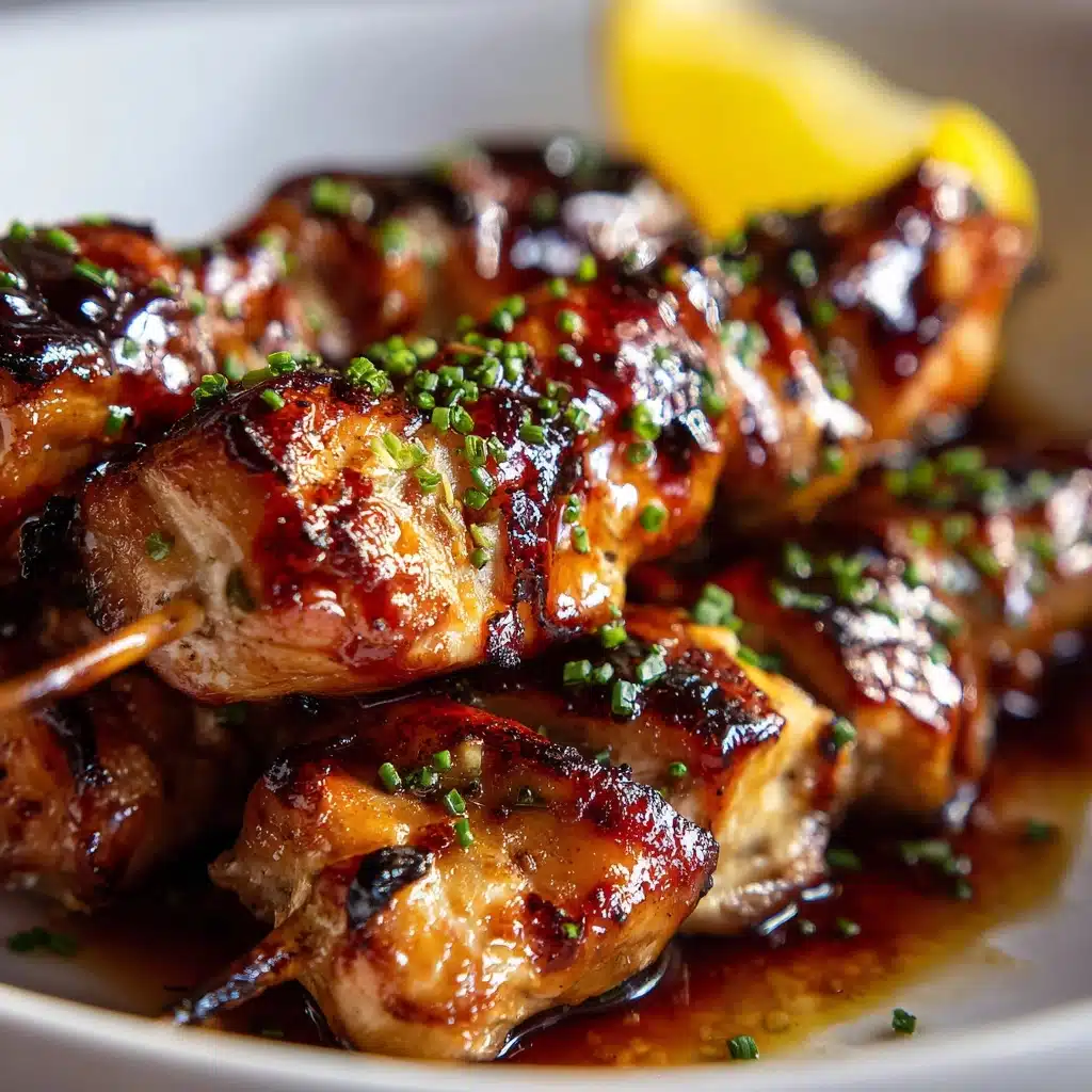 Pineapple BBQ Chicken Skewers Recipe