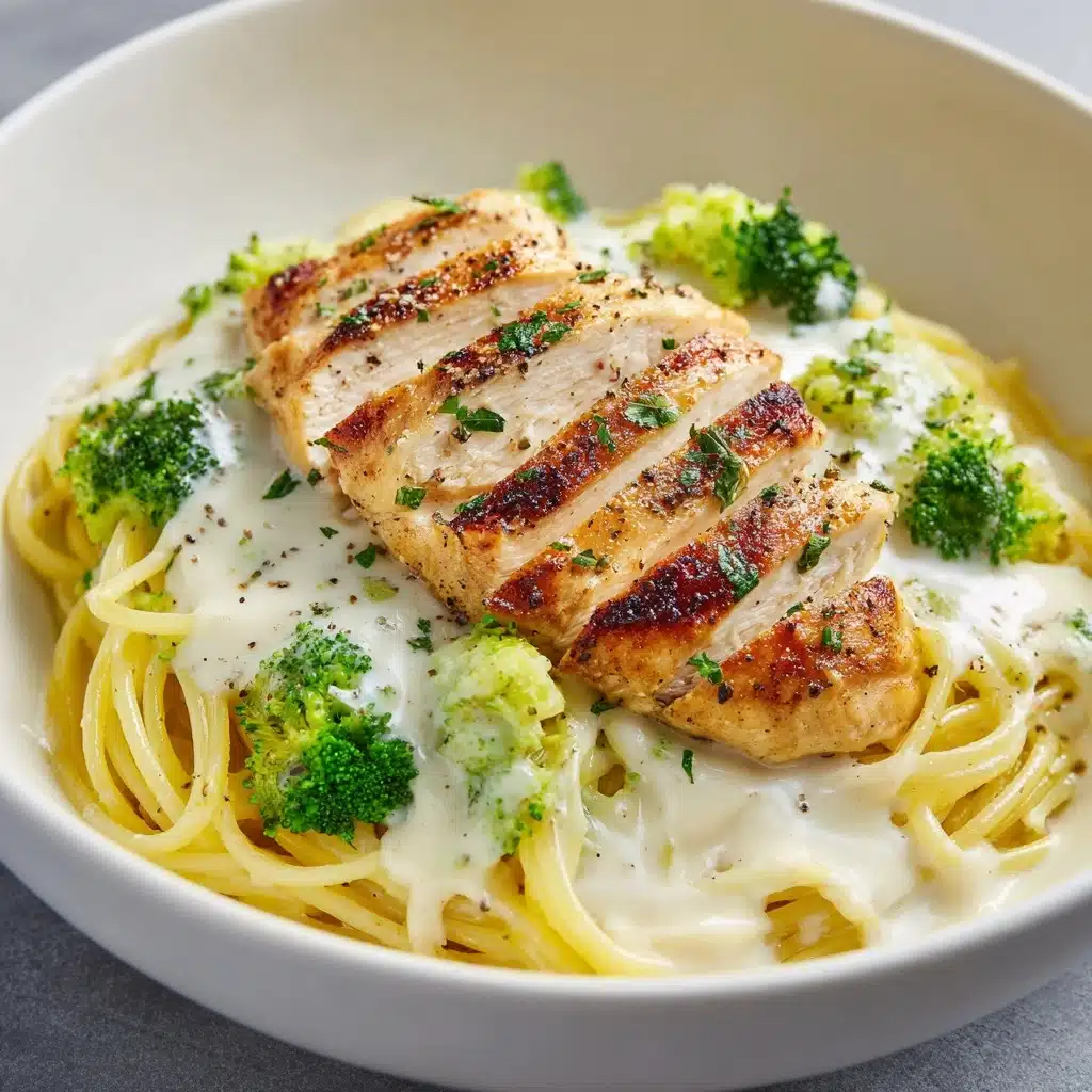 Skinny Chicken Broccoli Alfredo Recipe - Recipe Image