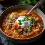 Polish Stuffed Cabbage Soup Recipe