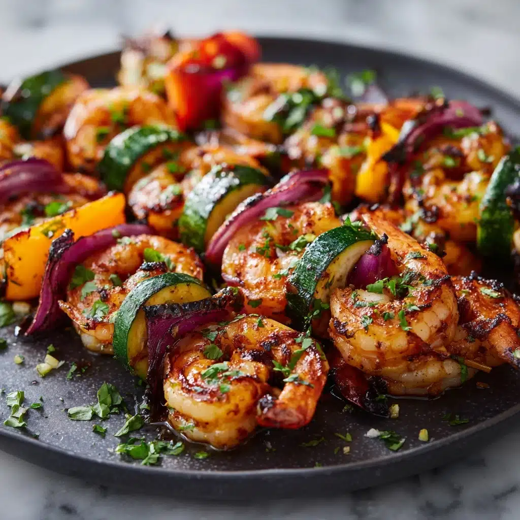 Spicy Shrimp and Veggie Skewers Recipe - Recipe Image