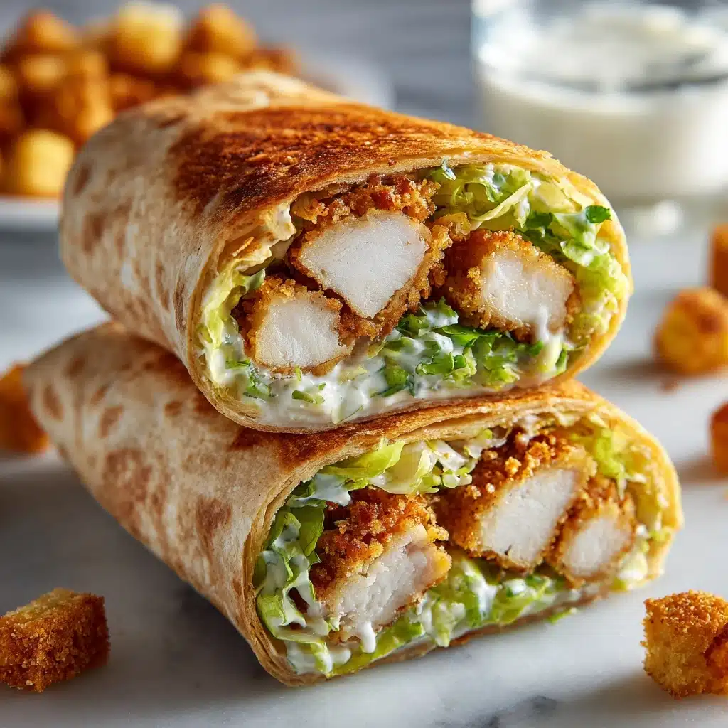 Chicken Caesar Wraps Recipe - Recipe Image