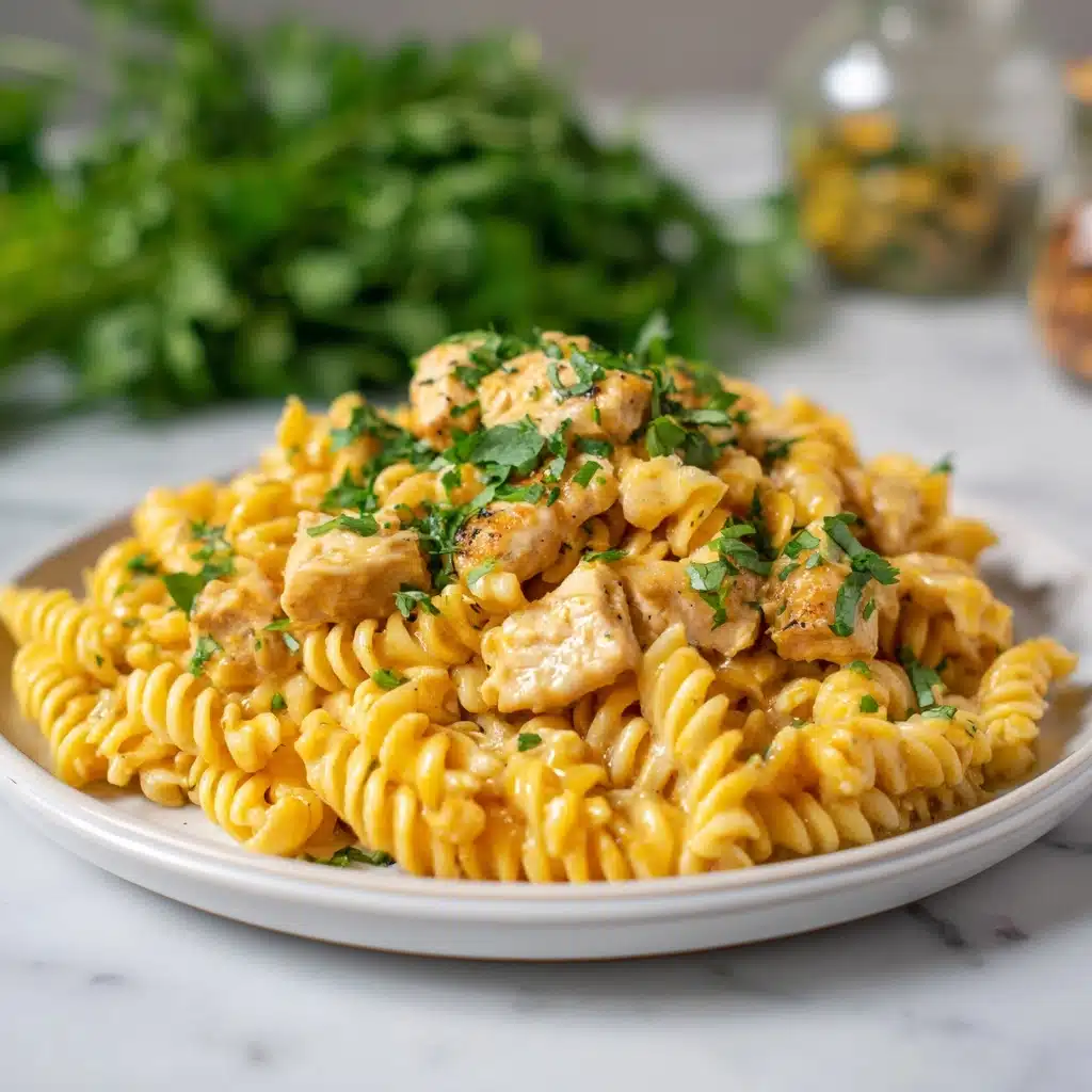 Butter Chicken Pasta Recipe - Recipe Image