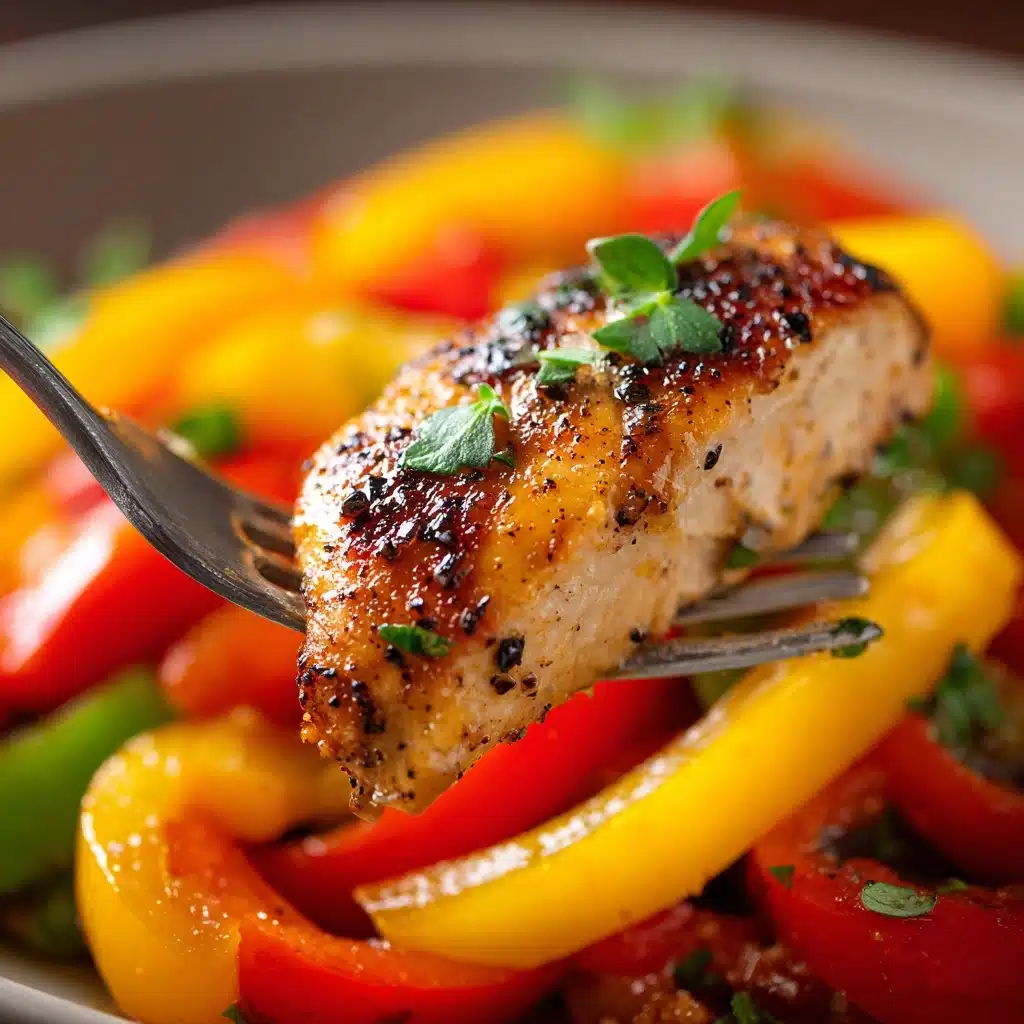 Balsamic Chicken and Peppers Recipe
