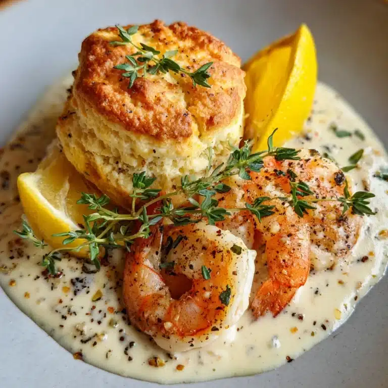 Creamy Shrimp and Biscuits Recipe