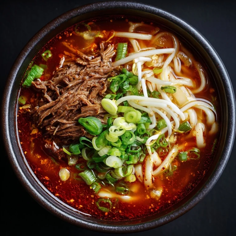 Korean Spicy Beef Vegetable Soup Recipe