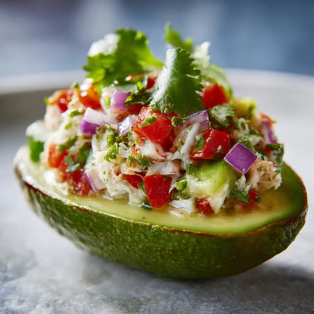 Crab Stuffed Avocados Recipe