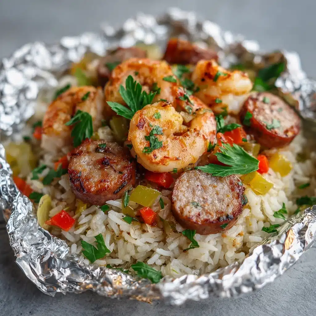Jambalaya Foil Packets Recipe