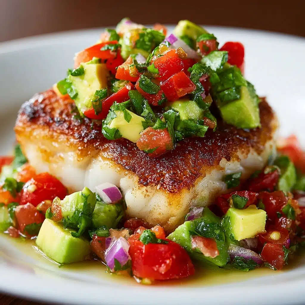 Coconut Lime Fish with Avocado Salsa Recipe