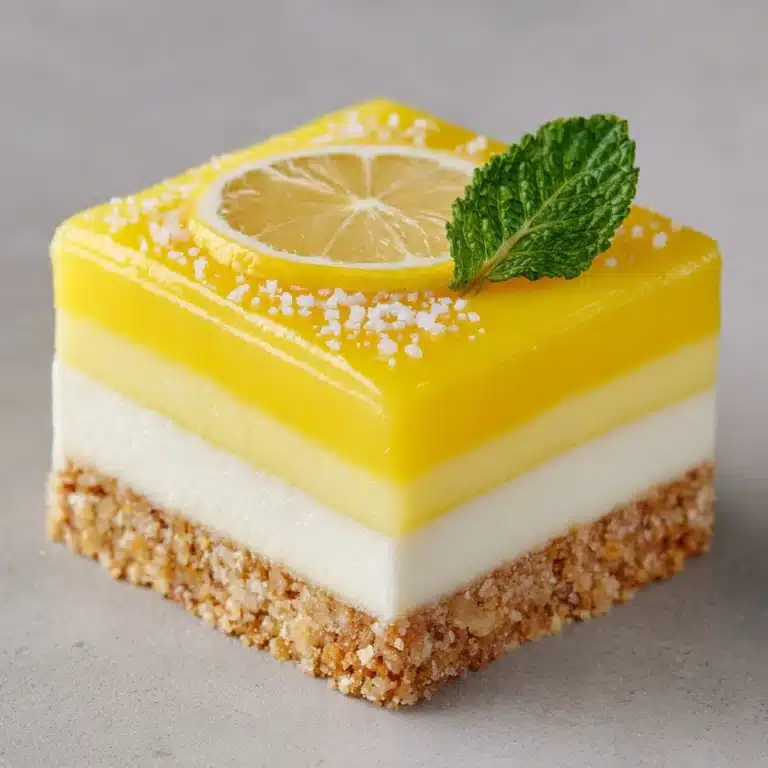 No-Bake Lemon Curd Dream Slice Recipe