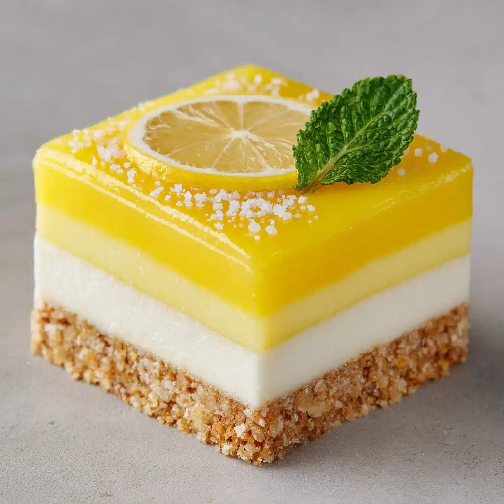 No-Bake Lemon Curd Dream Slice Recipe - Recipe Image