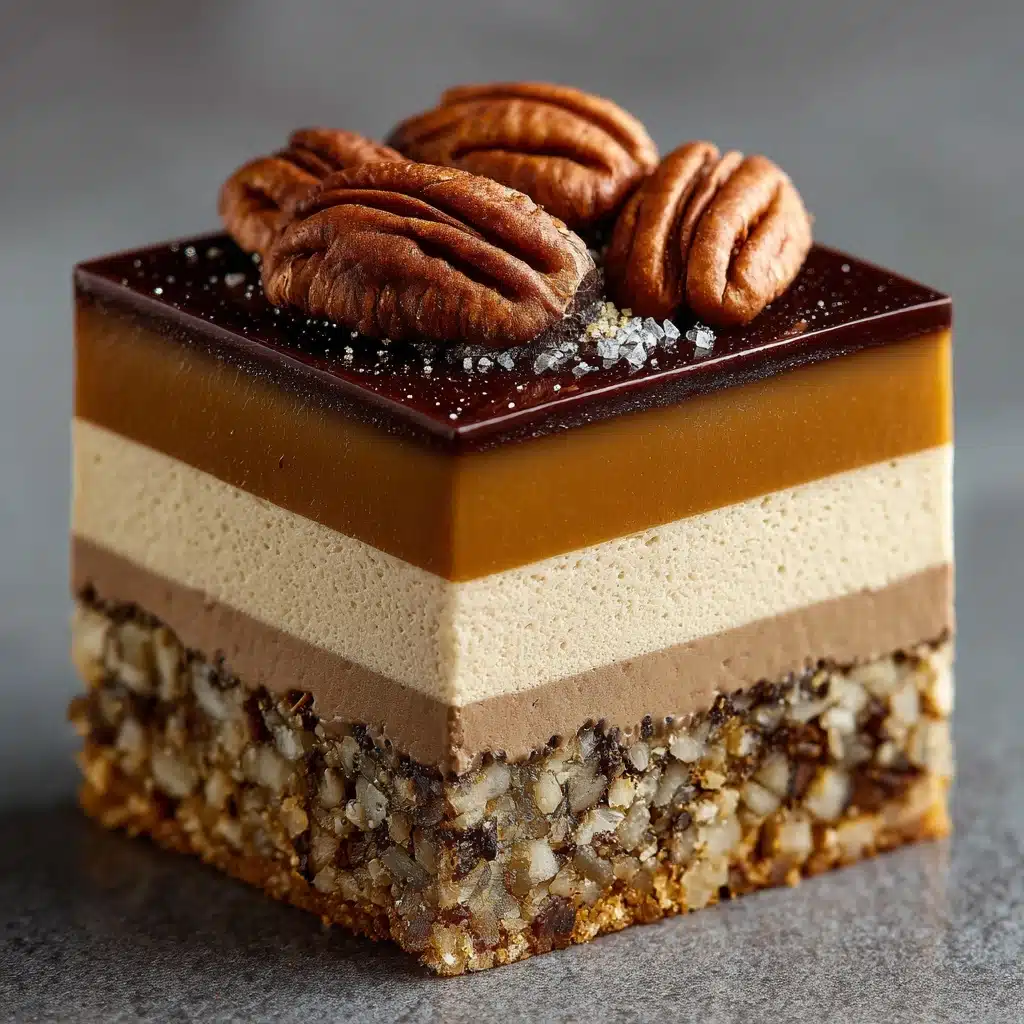 No-Bake Espresso Walnut Slice Recipe - Recipe Image