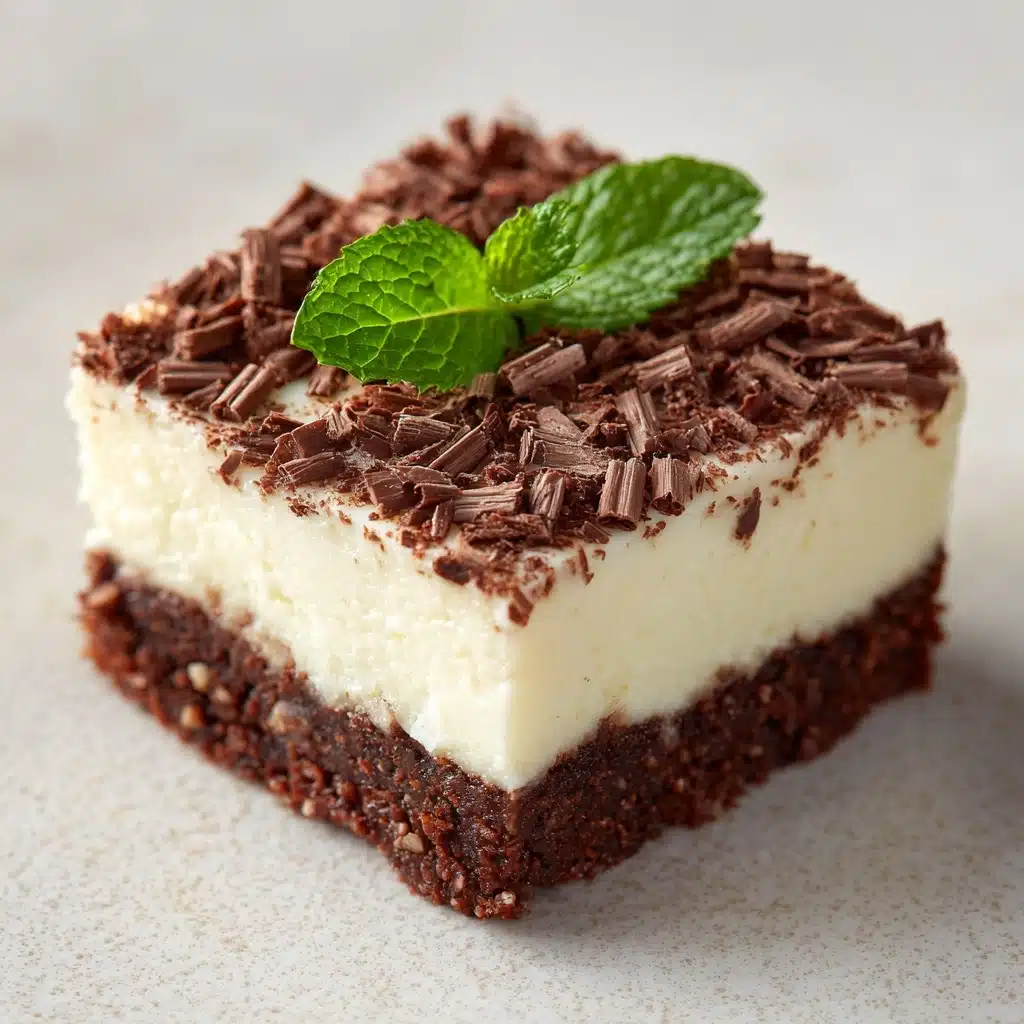 No-Bake Minted Earl Grey Slice Recipe - Recipe Image