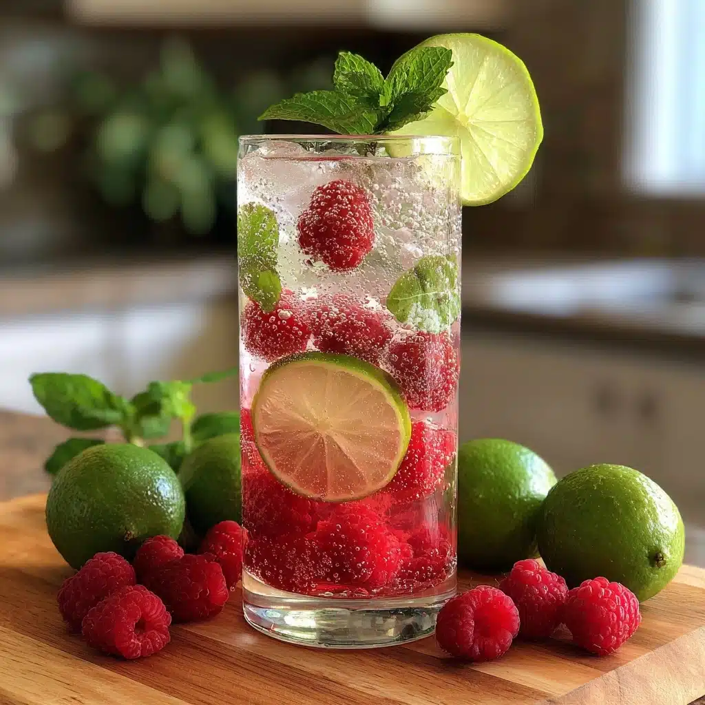 Raspberry Lime Fizz Recipe - Recipe Image