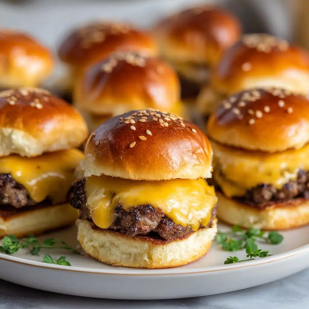 Classic Cheeseburger Sliders Recipe - Recipe Image