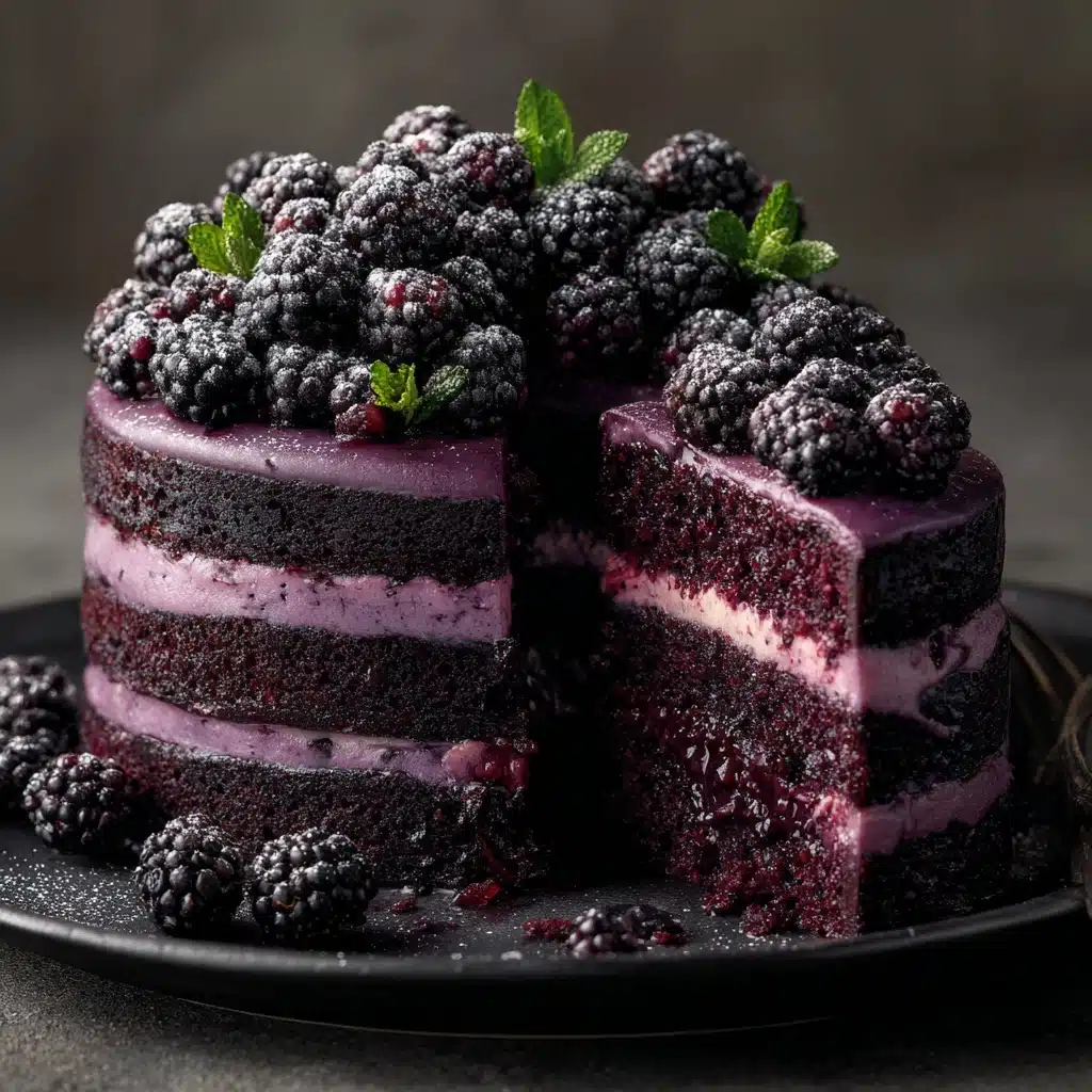 Blackberry Velvet Gothic Cake Recipe - Recipe Image