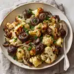 Garlic Cauliflower and Mushrooms Recipe