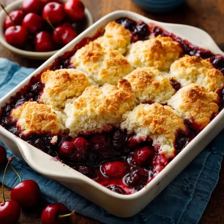 Sweet Cherry Cobbler Recipe