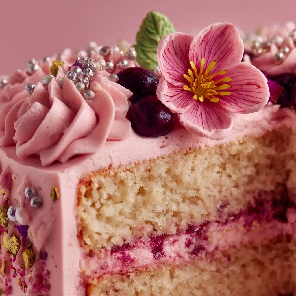 Hibiscus Bliss Cake Recipe - Recipe Image