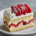 Japanese Strawberry Sponge Cake (Strawberry Shortcake) Recipe