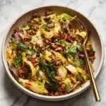 Ground Beef and Cabbage Skillet Recipe