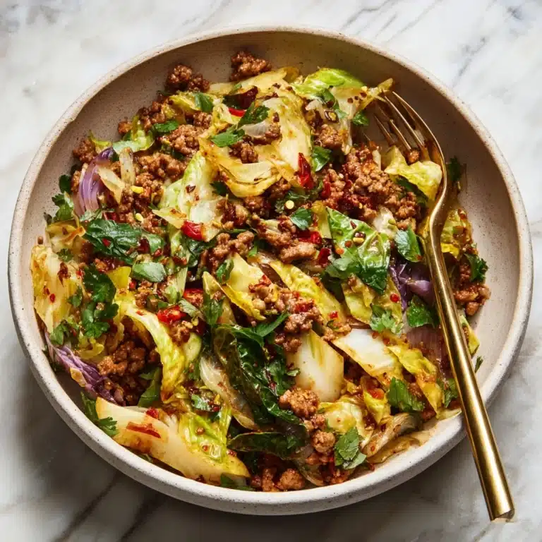 Ground Beef and Cabbage Skillet Recipe