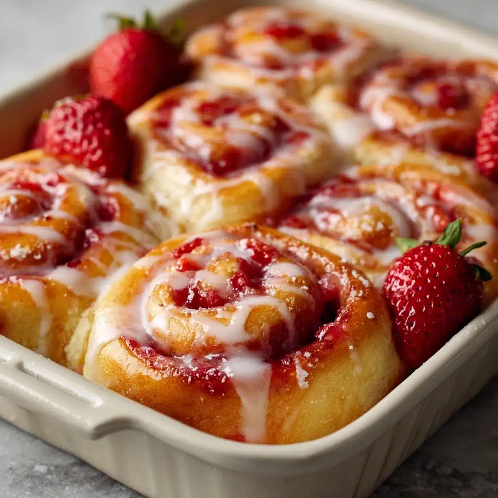 Strawberry Cheesecake Cinnabon Rolls Recipe