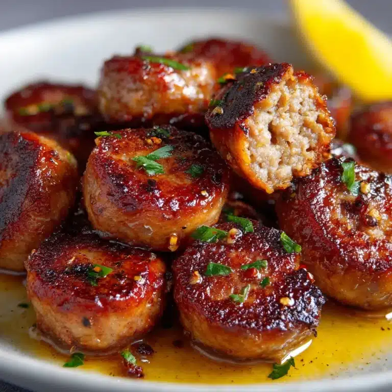 Beef Sausage Pancake Bites Recipe