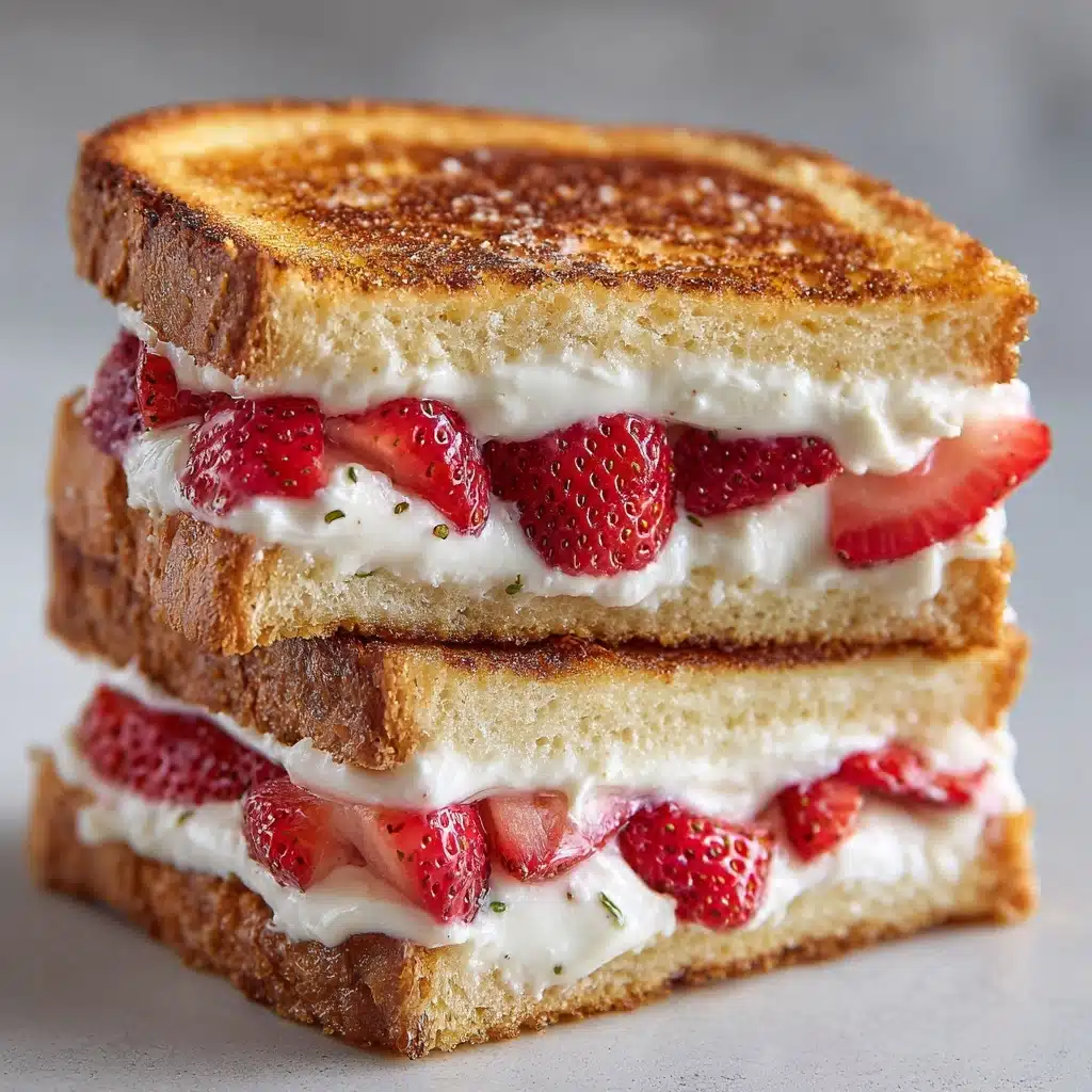 Fried Strawberry Cheesecake Sandwiches Recipe