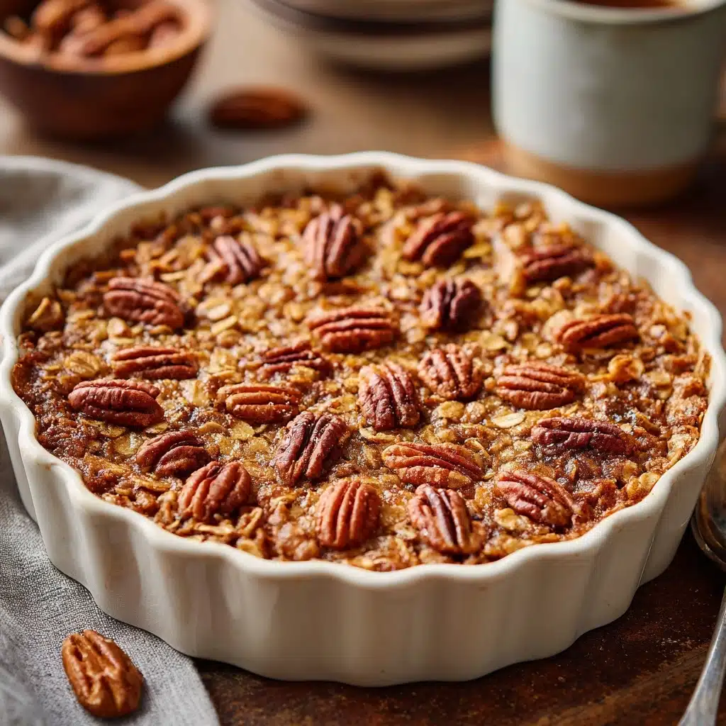 Pecan Pie Baked Oatmeal Recipe