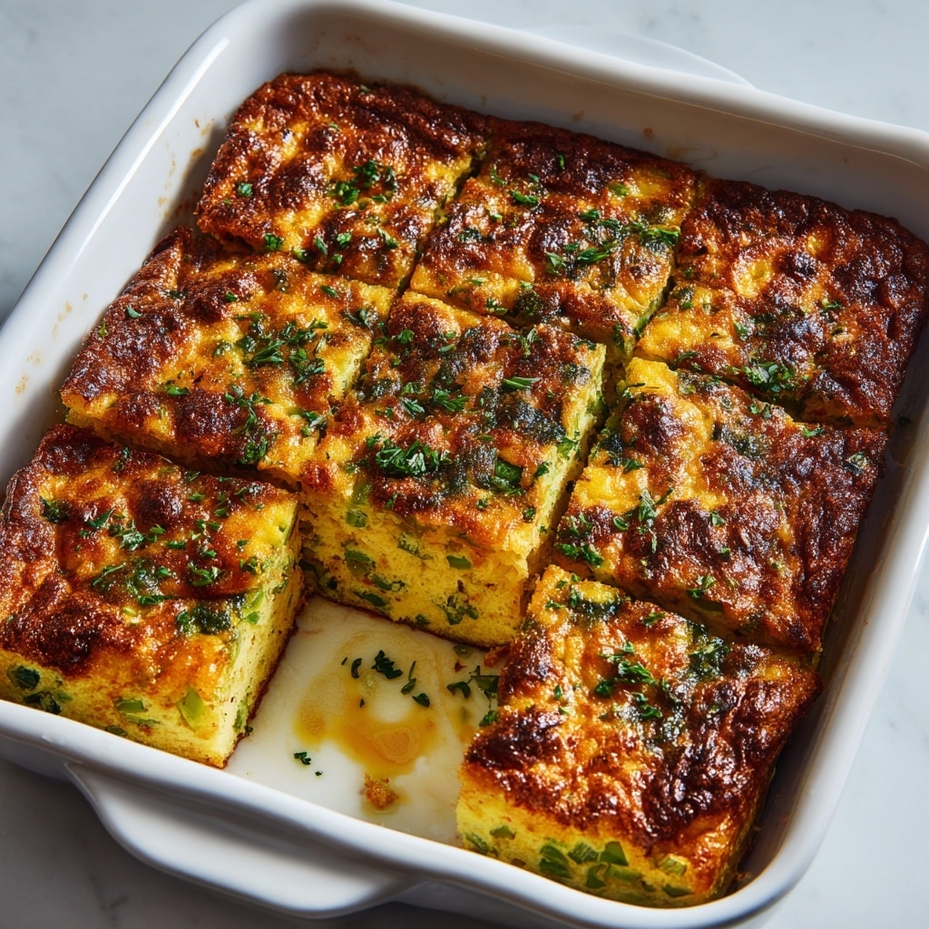 Deliciously Easy Zucchini Cornbread Casserole Recipe