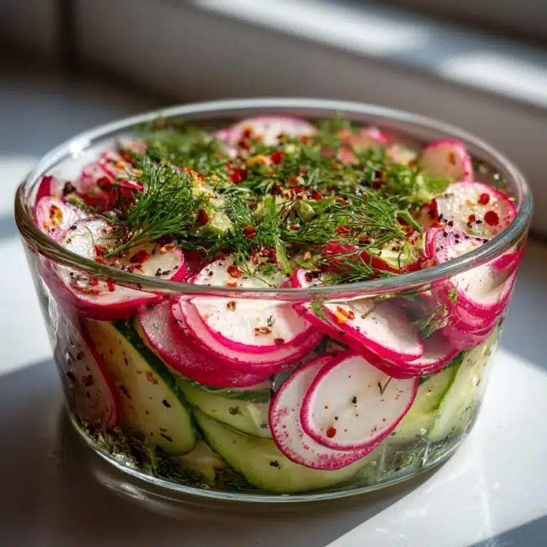 Radish and Cucumber Salad Recipe