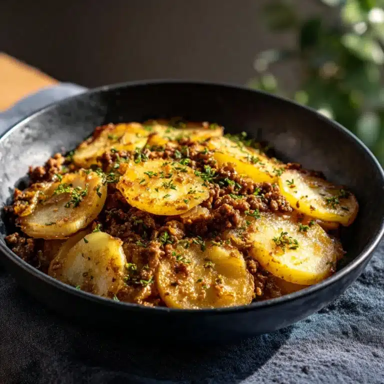 Ground Beef and Potatoes Casserole Recipe